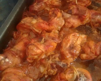 Frango à passarinho no forno