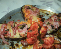 Berinjela recheada do Burcão