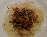 Shimeji na manteiga à brasileira