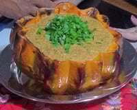 Carne de sol na abóbora