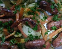 Linguiça assada (forno)