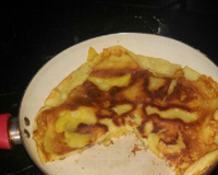 Torta de maçã de frigideira