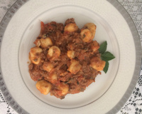 Nhoque com molho gorgonzola