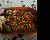 Peixe assado à moda pantaneira