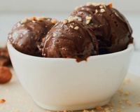 Sorvete de chocolate