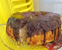 Bolo pudim de chocolate