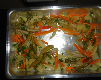 bife assado no forno com legumes