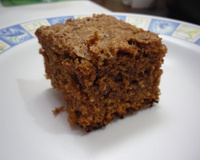 Bolo de chocolate com aveia