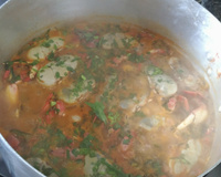 Caranguejo ao leite de coco do Dalmo