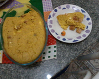 Pamonha salgada de forno