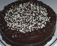 Bolo mesclado de liquidificador