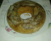 Bolo de banana cremoso sem glúten e sem lactose