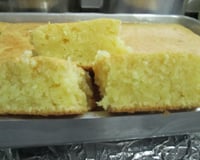 Bolo de mandioca cozida