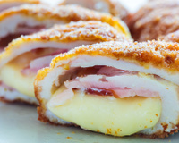 Frango recheado com queijo e presunto: como fazer