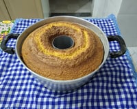 Bolo de milharina simples e fofinho (liquidificador)