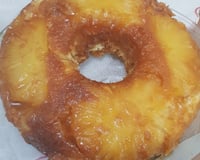 Bolo de abacaxi com coco