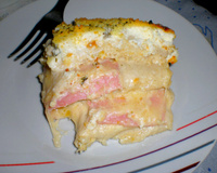 Lanche de forno delicioso
