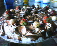 Sobremesa de morango