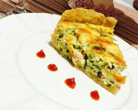 Quiche de shimeji 