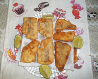 Filé de merluza frito