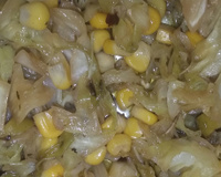 Refogado de repolho ao alho e azeite