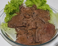 Lombo na panela de pressão com vinho