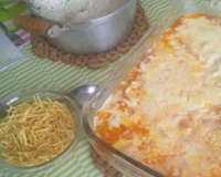 Camarão ao catupiry e requeijão