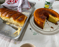 Bolo de creme de milho