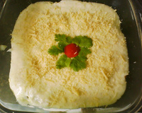 Pirão de aipim incrementado