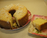 Bolo de Fubá com Coco