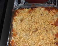 Escondidinho de aipim com carne moída