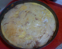 Torta salgada de Calabresa e Palmito