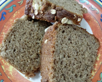 Bolo integral de banana com aveia