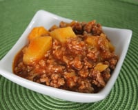 Carne Moída com Batatas Rapidinha