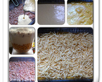 Frango cremoso com batata palha