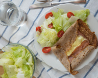 Crepe fitness para ganho de massa magra