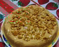 Torta crocante de doce de leite