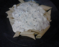 Penne ao molho branco da Karla