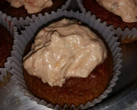 Cupcake salgado de beterraba