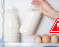 Leite e ovos não devem ser armazenados na porta da geladeira (mesmo que haja espaço para eles)