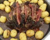 Bife assado no forno da Luana