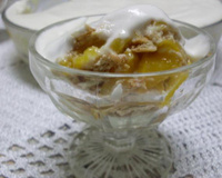 Pavê de pessêgo da Edi