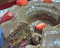 Bolo cavado guloseima