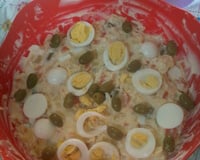 Maionese com ovo cozido