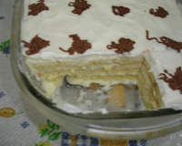 Pavê de pão de ló da Dri