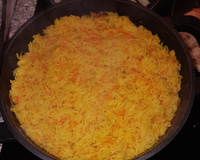Arroz de cenoura nutritivo