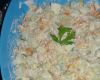 Salada de maionese básica e simples