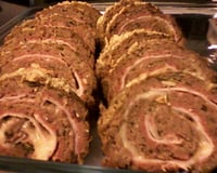 Rocambole de carne moída