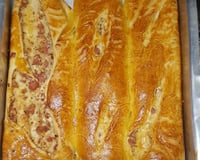 Pão de escarola e lingüiça