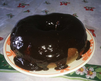 Bolo de chocolate de liqüidificador